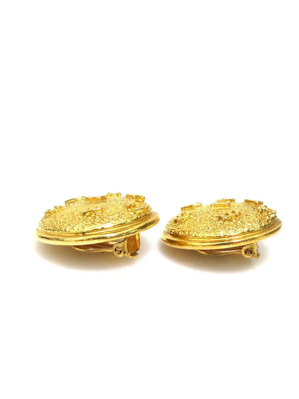 Chanel Clip-On Earrings Gold- #209559C49B
